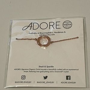 NWT ADORE SIGNATURE ORGANIC CIRCLE BRACELET